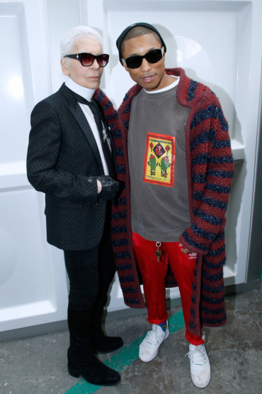 Karl Lagerfeld, Pharrell Williams