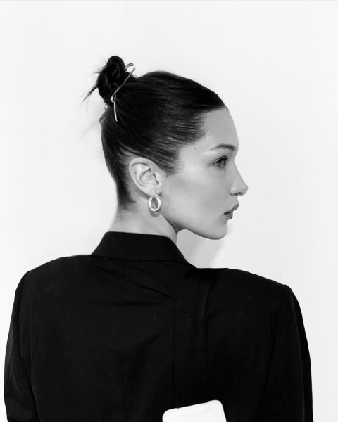 bella-hadid-beauty-instagram-hair-updo-style-make-up-pin-syd-hayes